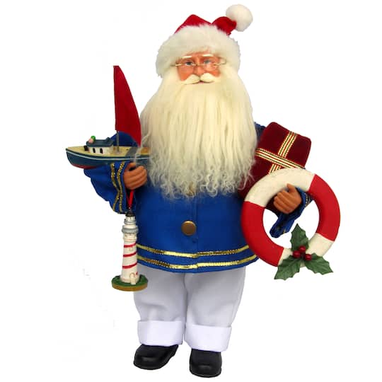 Santa's Workshop 15" Coastal Santa
